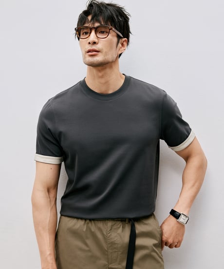 pima cotton basic t-shirt /4color　SH2531