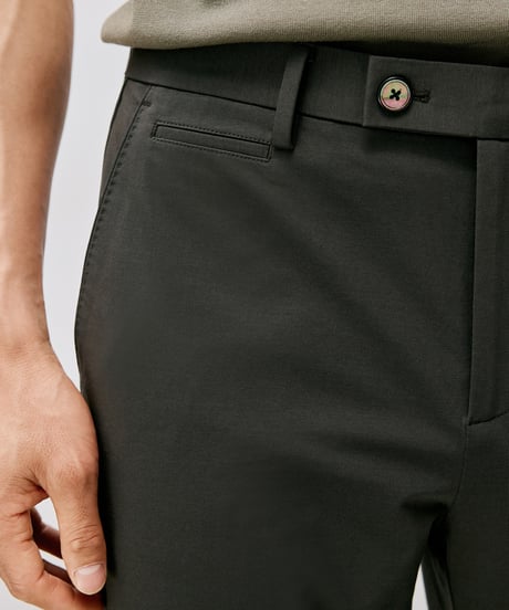 stretch casual cotton pants /2color　SH2537