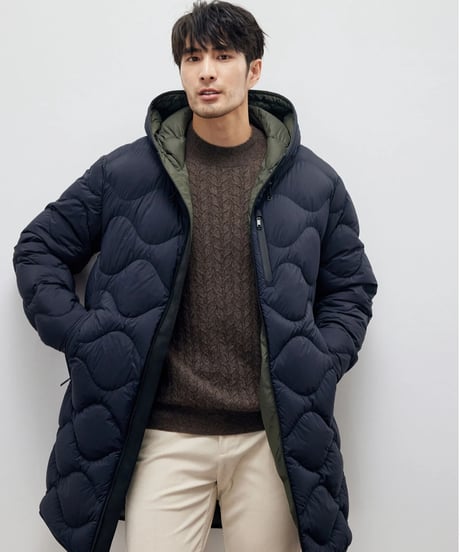 down jacket long /2color　SH2201