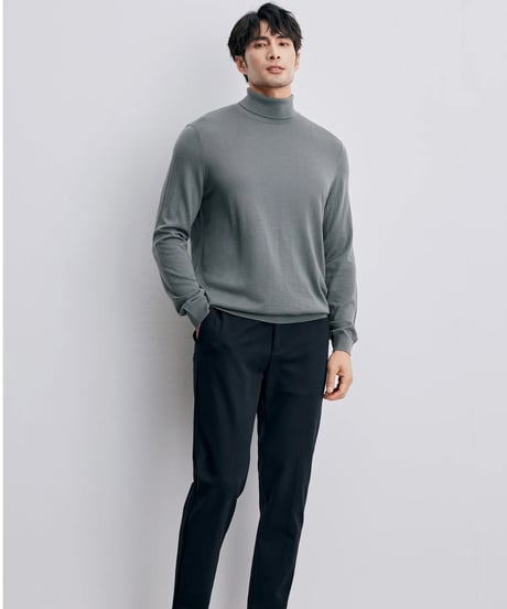 modal wool stretch slim pants /2color　SH2334