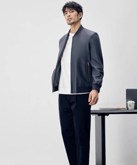 jacket lamb leather 100% /2color　SH2286
