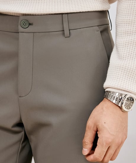 slim straight casual pants /2color　SH2644