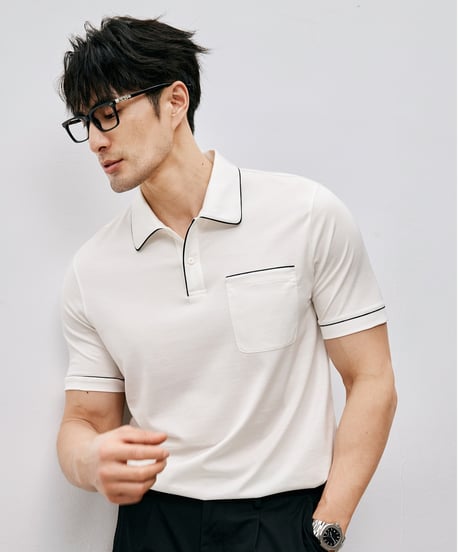 supima cotton polo shirt /2color　SH2545