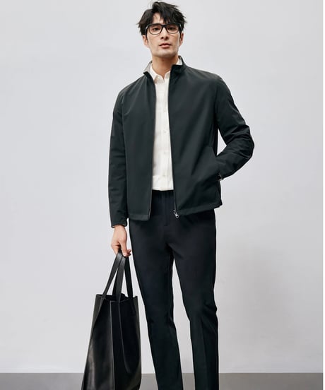 stand collar jacket /2color　SH2446