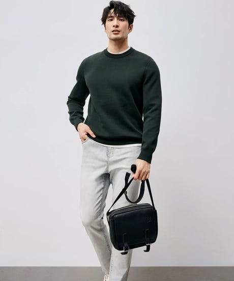 round neck sweatshirt /2color　SH2457