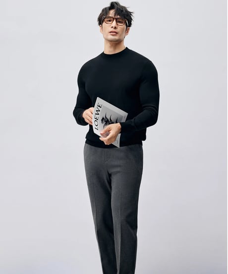 turtleneck sweater wool 100% /3color　SH2428