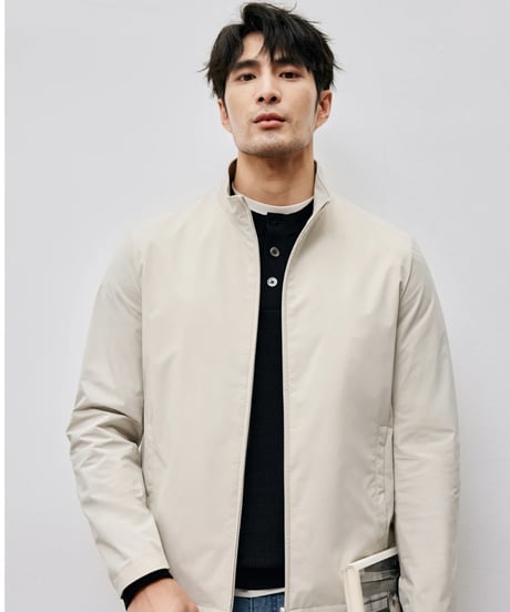 stand collar jacket /2color　SH2446
