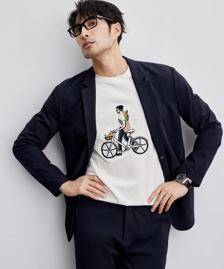 slim casual jacket /2color　SH2102