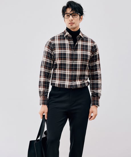 cotton shirt check　SH2654