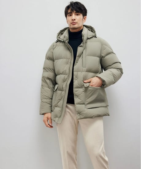 white goose down jacket /2color　SH2202