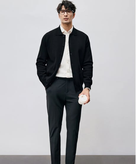 cotton knit cardigan jacket /2color　SH2463