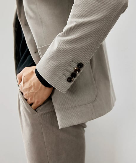 corduroy slim casual jacket /2color　SH2271