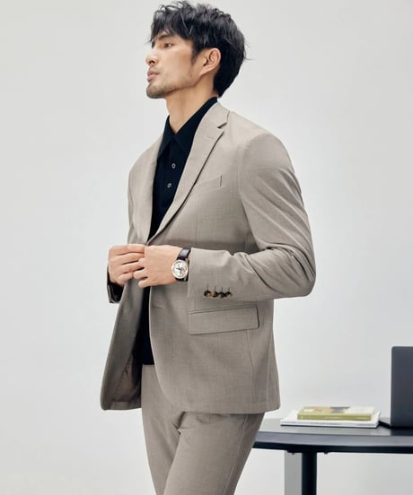cotton piqué shirt /2color　SH2282
