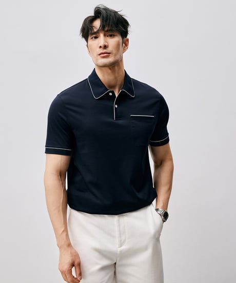 supima cotton polo shirt /2color　SH2545
