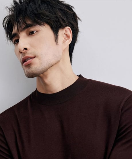 turtleneck sweater wool 100％ /3color　SH2310