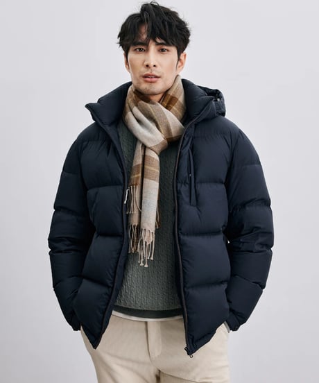 white goose short down jacket　SH2429
