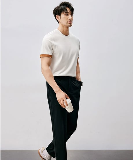 stretch casual cotton pants /2color　SH2537