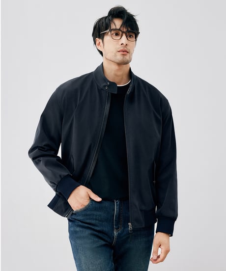 jacket with stand-up collar /2color　SH2672