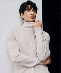 sweater turtleneck washable wool business /7color　SH2598