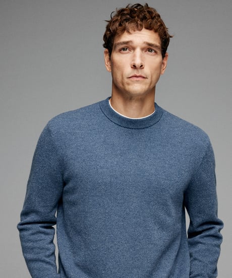 crew neck sweater cashmere 100% /2color　SH2623