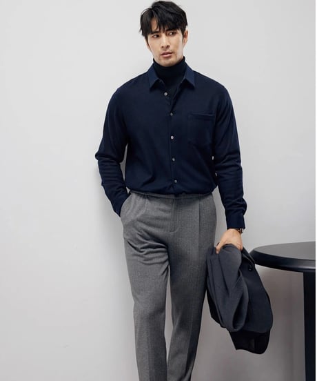 wool knit shirt　SH2217