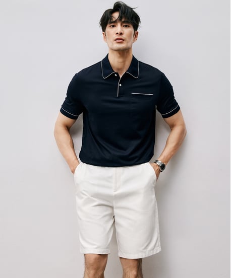 supima cotton polo shirt /2color　SH2545