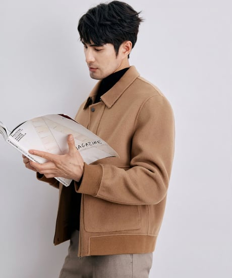 merino wool short jacket /3color　SH2355
