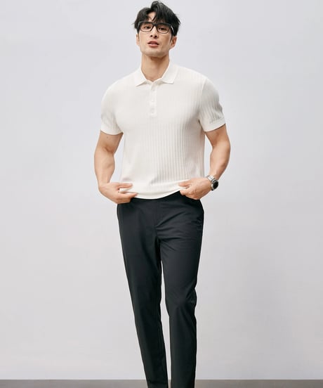 cotton polo shirt /2color　SH2483