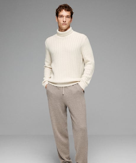 knit pants cashmere /2color　SH2610