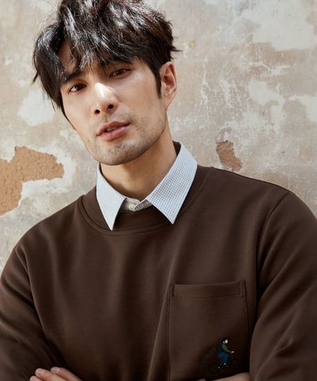 casual sweatshirt cotton /3color　SH2009