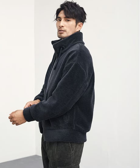 stand collar jacket wool 100%　SH2425