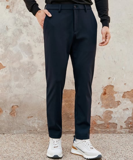velvet stretch casual pants /2color　SH2389