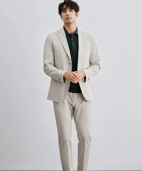 tapered stretch pants /2color　SH2003