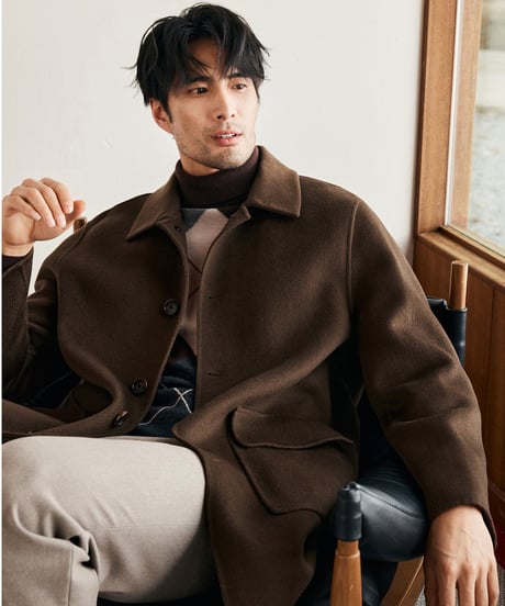 middle coat wool 100% /2color　SH2617
