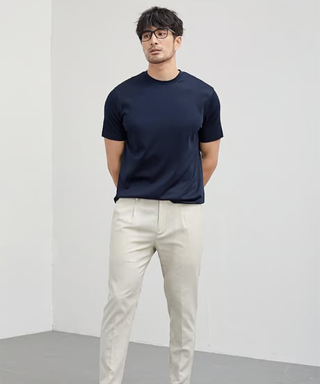 basic round neck t-shirt /4color　SH2519