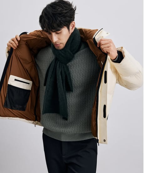 wool cashmere high neck sweater　SH2406