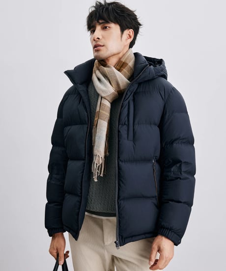white goose short down jacket　SH2429