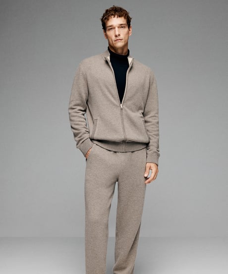 knit cardigan jacket cashmere /2color　SH2603