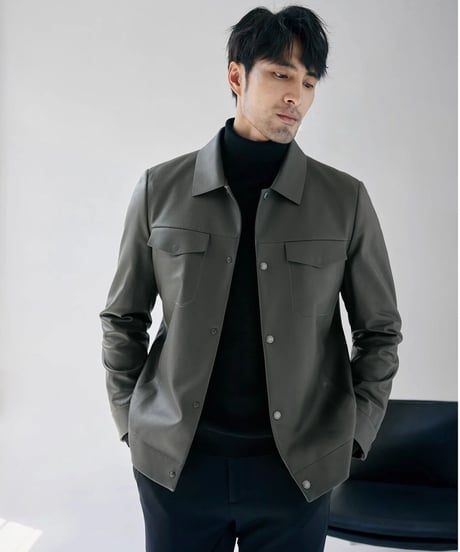 lamb leather jacket　SH2253