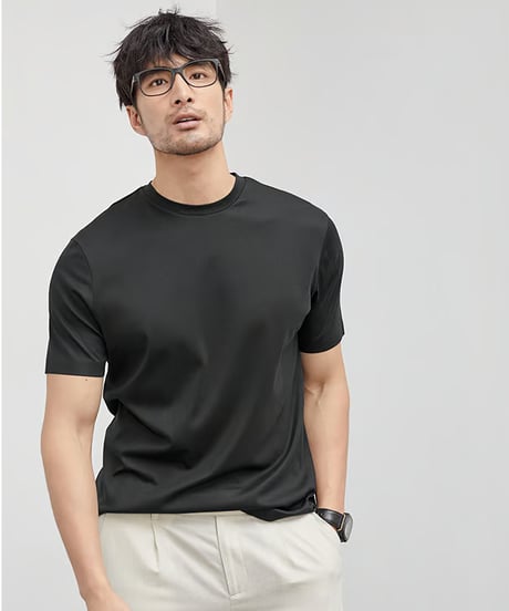 basic round neck t-shirt /4color　SH2519
