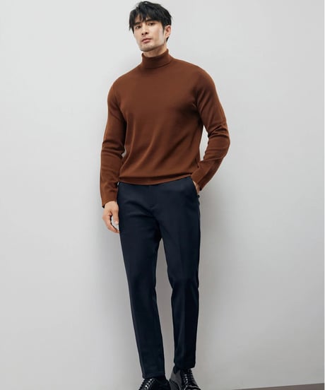 wool turtleneck sweater /4color　SH2213