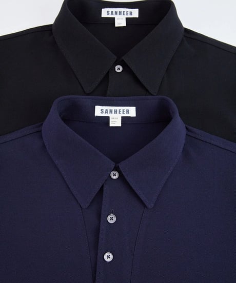 cotton piqué shirt /2color　SH2282