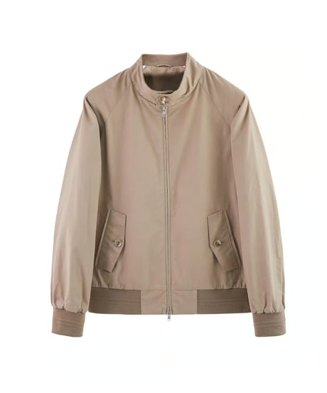 stand collar blouson jacket /2color　SH2273