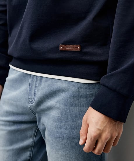 stretch lapel sweatshirt　SH2456