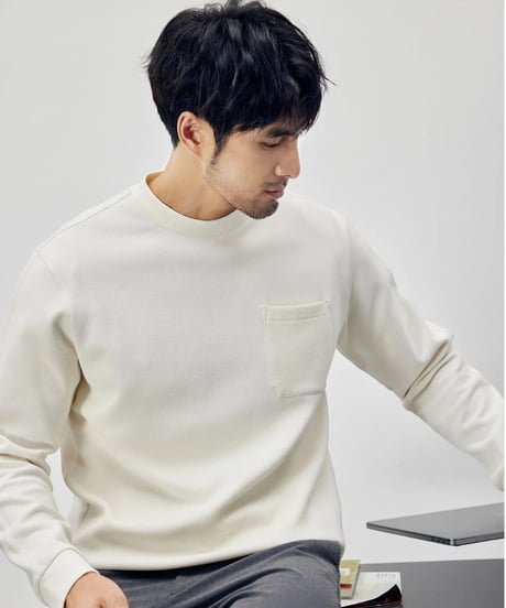 pullover round neck sweatshirt /2color　SH2281
