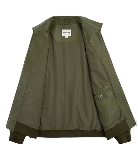 100% sheepskin leather jacket　SH2460