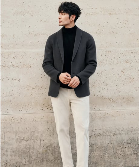 cashmere wool casual suit jacket　SH2381