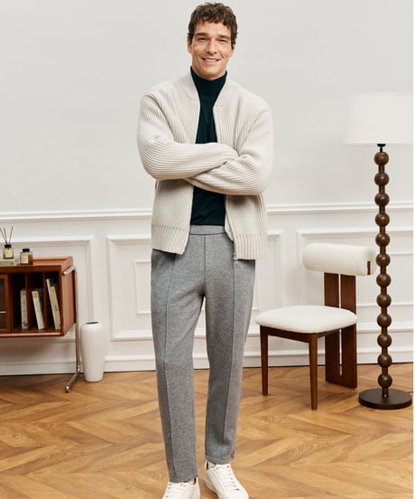 wool knit casual pants　SH2690