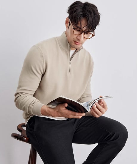 pure cotton pullover sweater /2color　SH2307