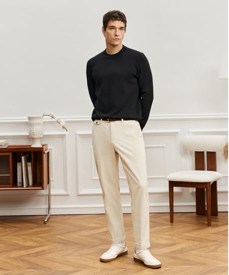 wool sweater half turtleneck /4color　SH2686